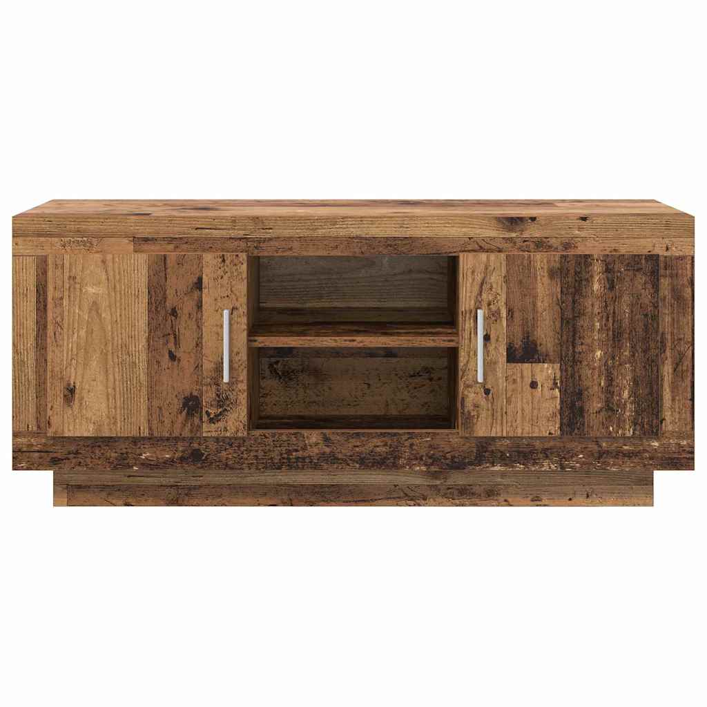 TV-Möbel Äldrat Trä TV-skåp 102 x 35 x 45 cm