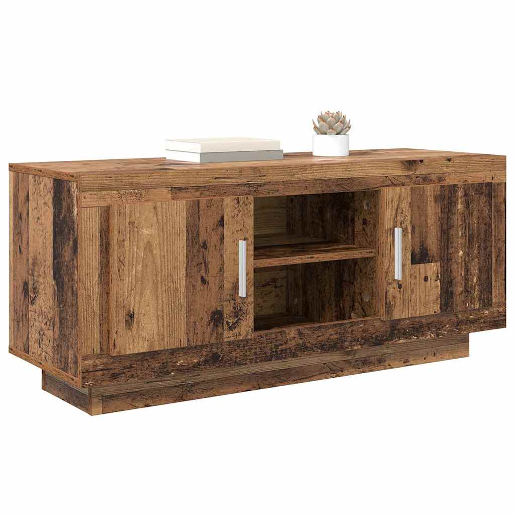 TV-Möbel Äldrat Trä TV-skåp 102 x 35 x 45 cm