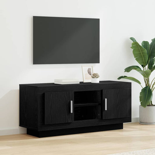 TV-Möbel Svart Ek TV-skåp 102 x 35 x 45 cm