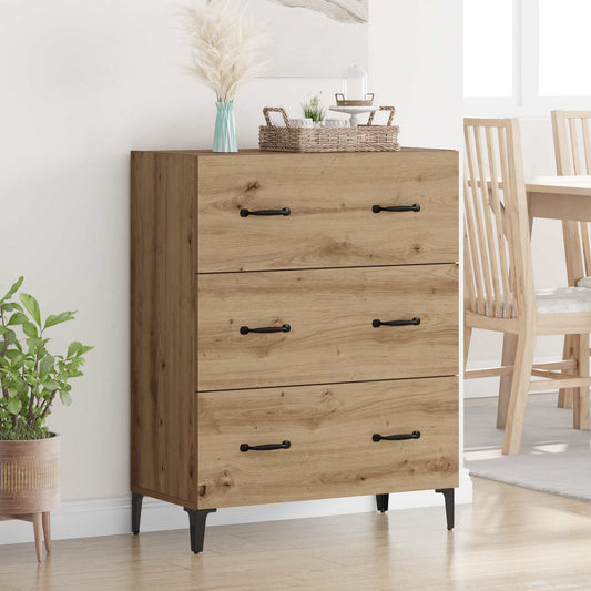 Sideboard Artisan Ek 69,5 x 34 x 90 cm Konstruerat trä och järn