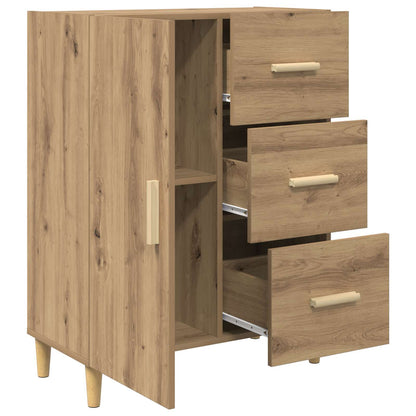 Sideboard med låda Artisan Ek 34 x 69.5 x 90 cm Konstruerat trä