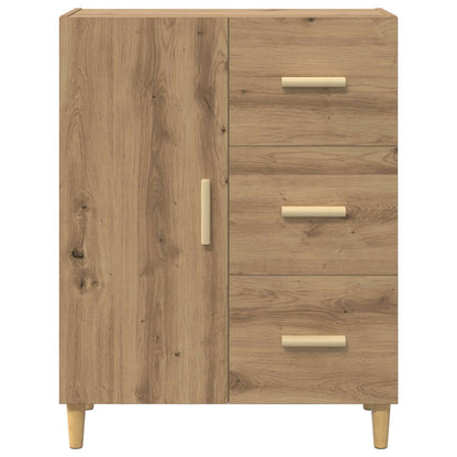 Sideboard med låda Artisan Ek 34 x 69.5 x 90 cm Konstruerat trä