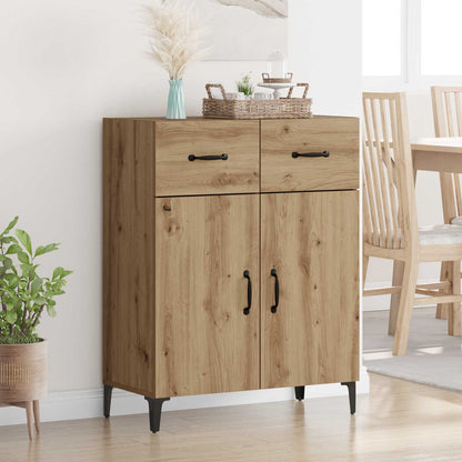Sideboard med låda Artisan Ek 69,5 x 34 x 90 cm Konstruerat trä