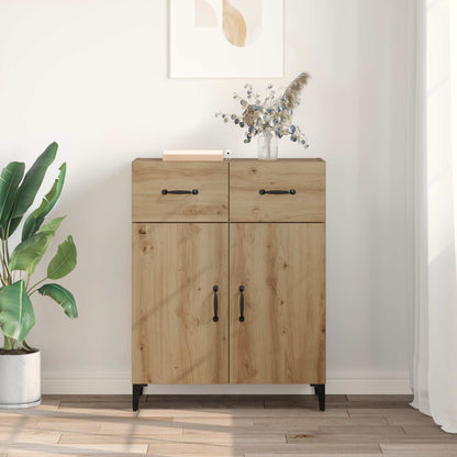 Sideboard med låda Artisan Ek 69,5 x 34 x 90 cm Konstruerat trä