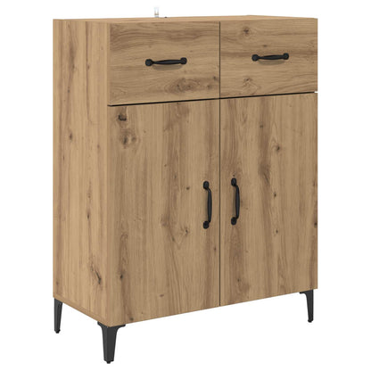 Sideboard med låda Artisan Ek 69,5 x 34 x 90 cm Konstruerat trä