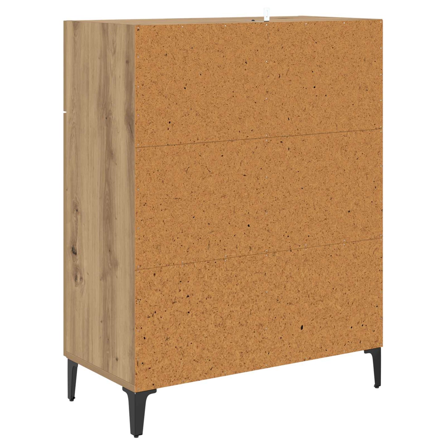 Sideboard med låda Artisan Ek 69,5 x 34 x 90 cm Konstruerat trä