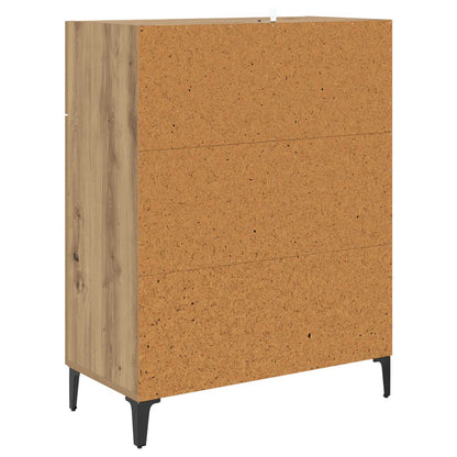 Sideboard med låda Artisan Ek 69,5 x 34 x 90 cm Konstruerat trä