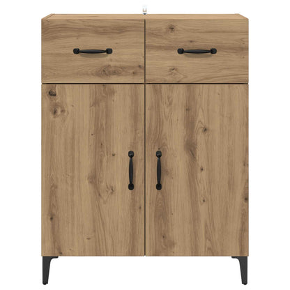 Sideboard med låda Artisan Ek 69,5 x 34 x 90 cm Konstruerat trä