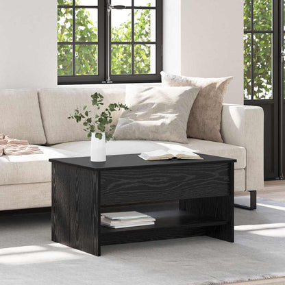 Soffbord Svart Ek 80 x 50,5 x 41,5 cm