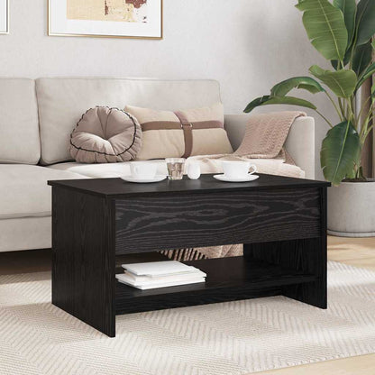 Soffbord Svart Ek 80 x 50,5 x 41,5 cm