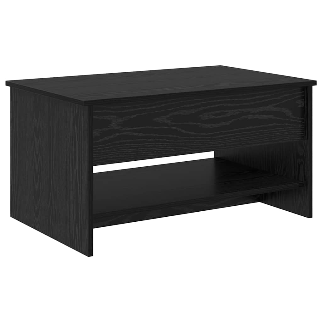 Soffbord Svart Ek 80 x 50,5 x 41,5 cm