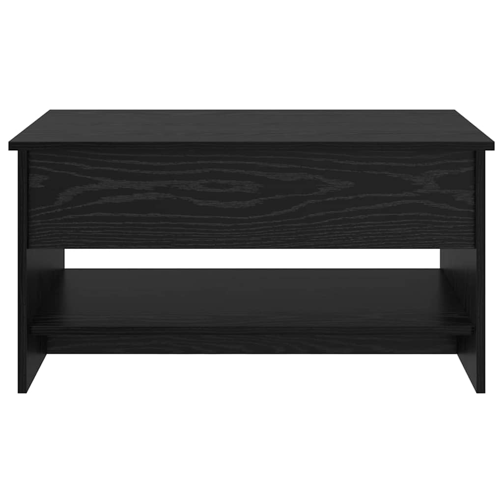 Soffbord Svart Ek 80 x 50,5 x 41,5 cm