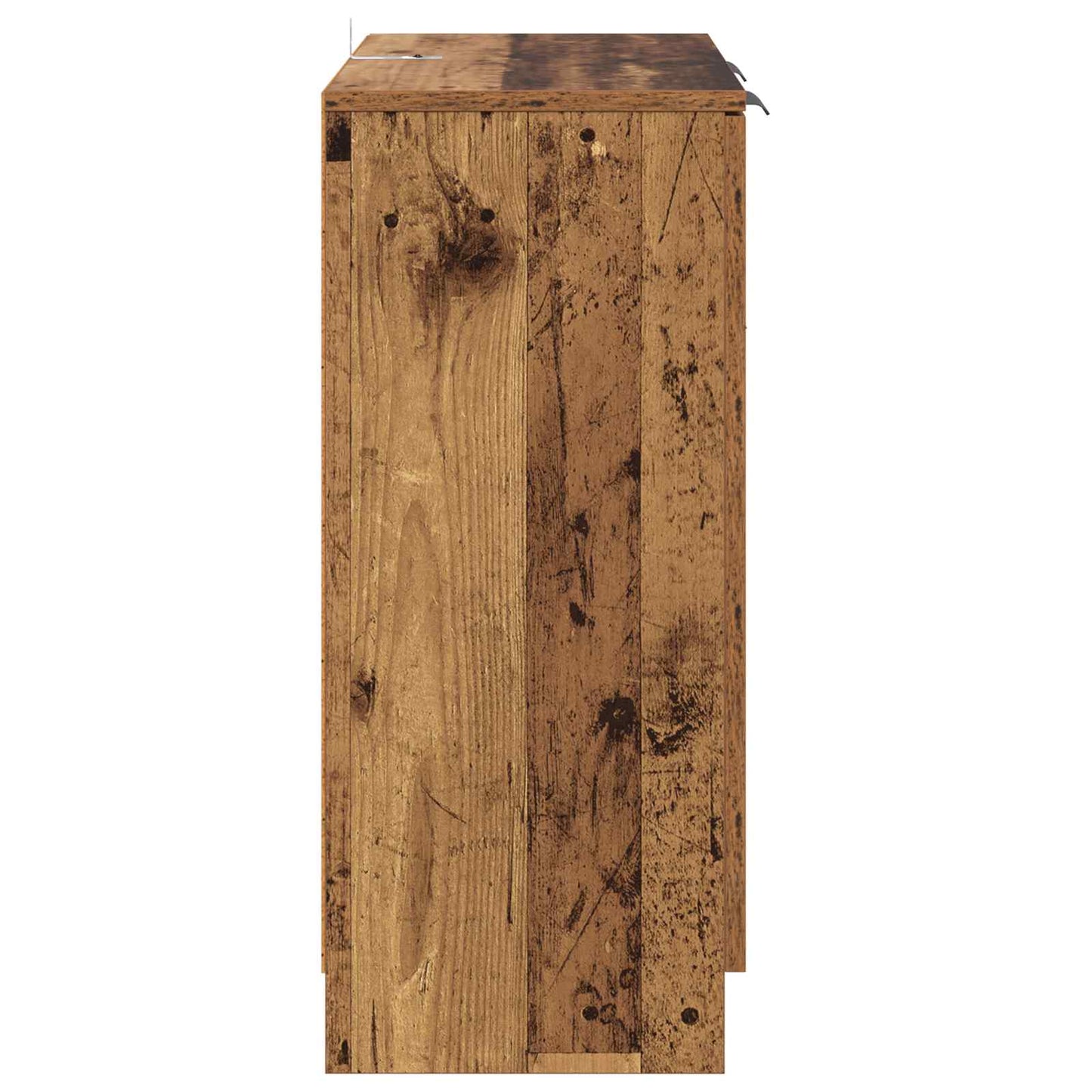 Sideboard med låda Gammalt trä 60 x 30 x 70 cm Konstruerat trä