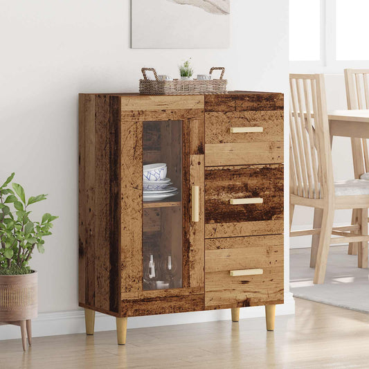Sideboard Gammalt trä 69,5 x 34 x 90 cm Konstruerat trä