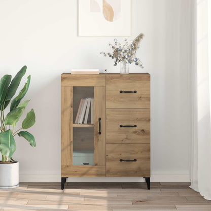 Sideboard Artisan Ek 69,5 x 34 x 90 cm Konstruerat trä och järn