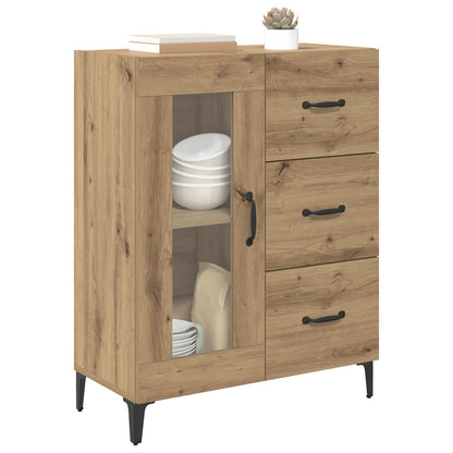 Sideboard Artisan Ek 69,5 x 34 x 90 cm Konstruerat trä och järn