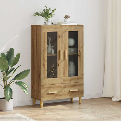 Skåp Artisan Ek med låda 70 x 31 x 115 cm