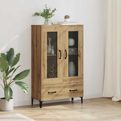 Skåp Artisan Ek 70 x 31 x 115 cm och järn