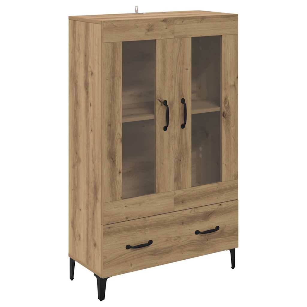 Skåp Artisan Ek 70 x 31 x 115 cm och järn