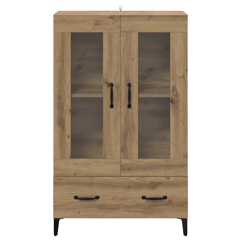 Skåp Artisan Ek 70 x 31 x 115 cm och järn