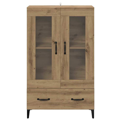 Skåp Artisan Ek 70 x 31 x 115 cm och järn