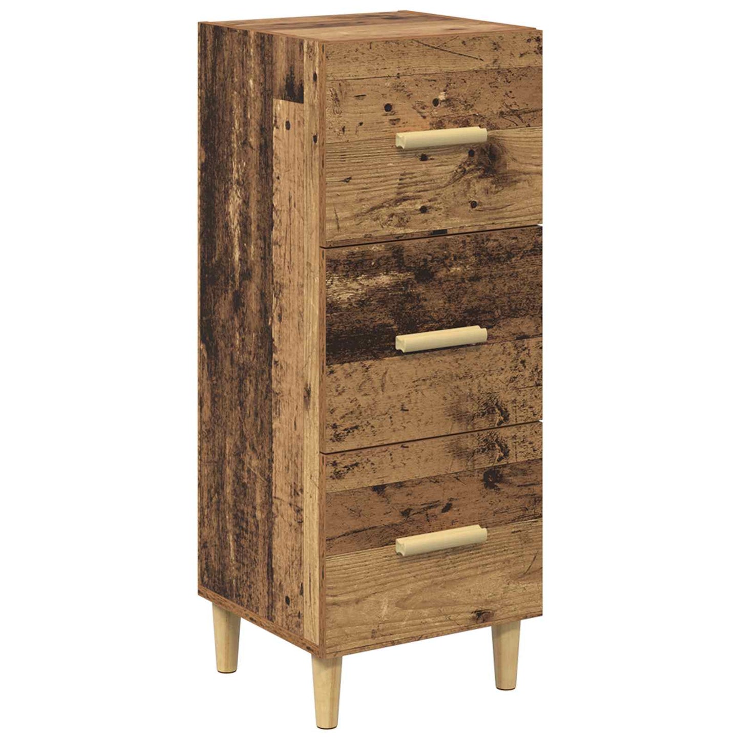 Sideboard Gammalt trä 34.5 x 34 x 90 cm Konstruerat trä