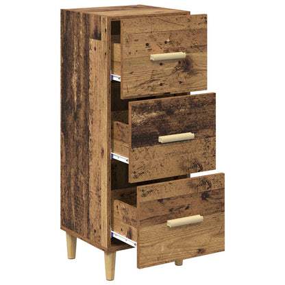 Sideboard Gammalt trä 34.5 x 34 x 90 cm Konstruerat trä