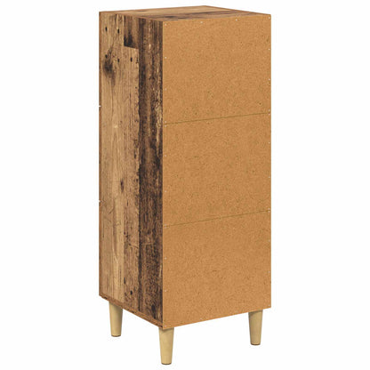 Sideboard Gammalt trä 34.5 x 34 x 90 cm Konstruerat trä