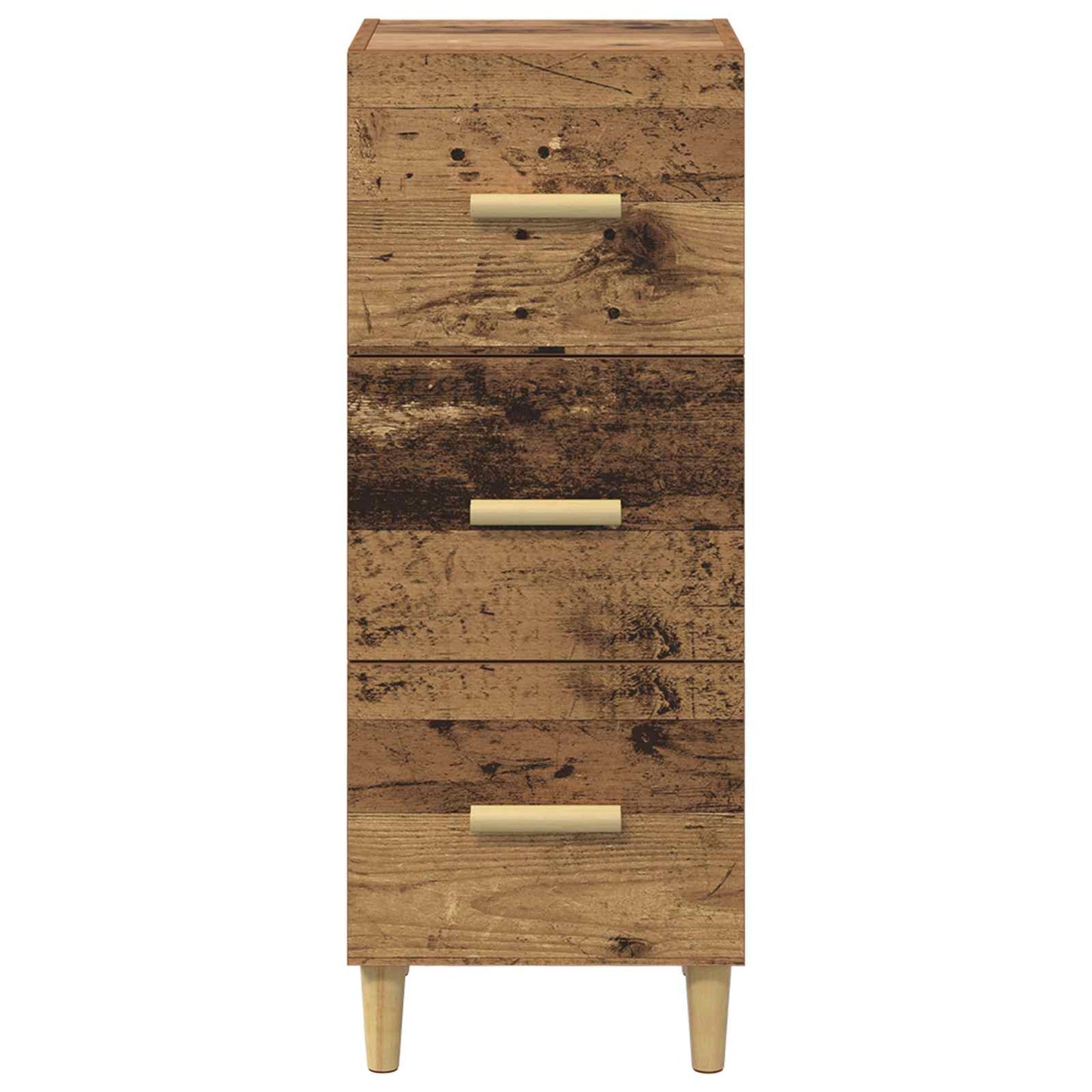 Sideboard Gammalt trä 34.5 x 34 x 90 cm Konstruerat trä