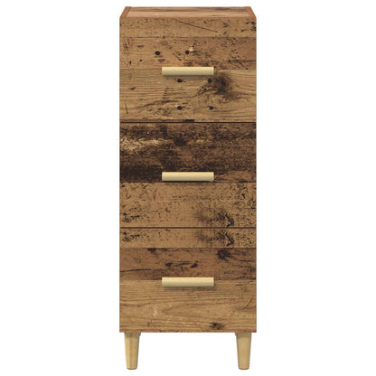 Sideboard Gammalt trä 34.5 x 34 x 90 cm Konstruerat trä