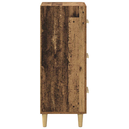 Sideboard Gammalt trä 34.5 x 34 x 90 cm Konstruerat trä