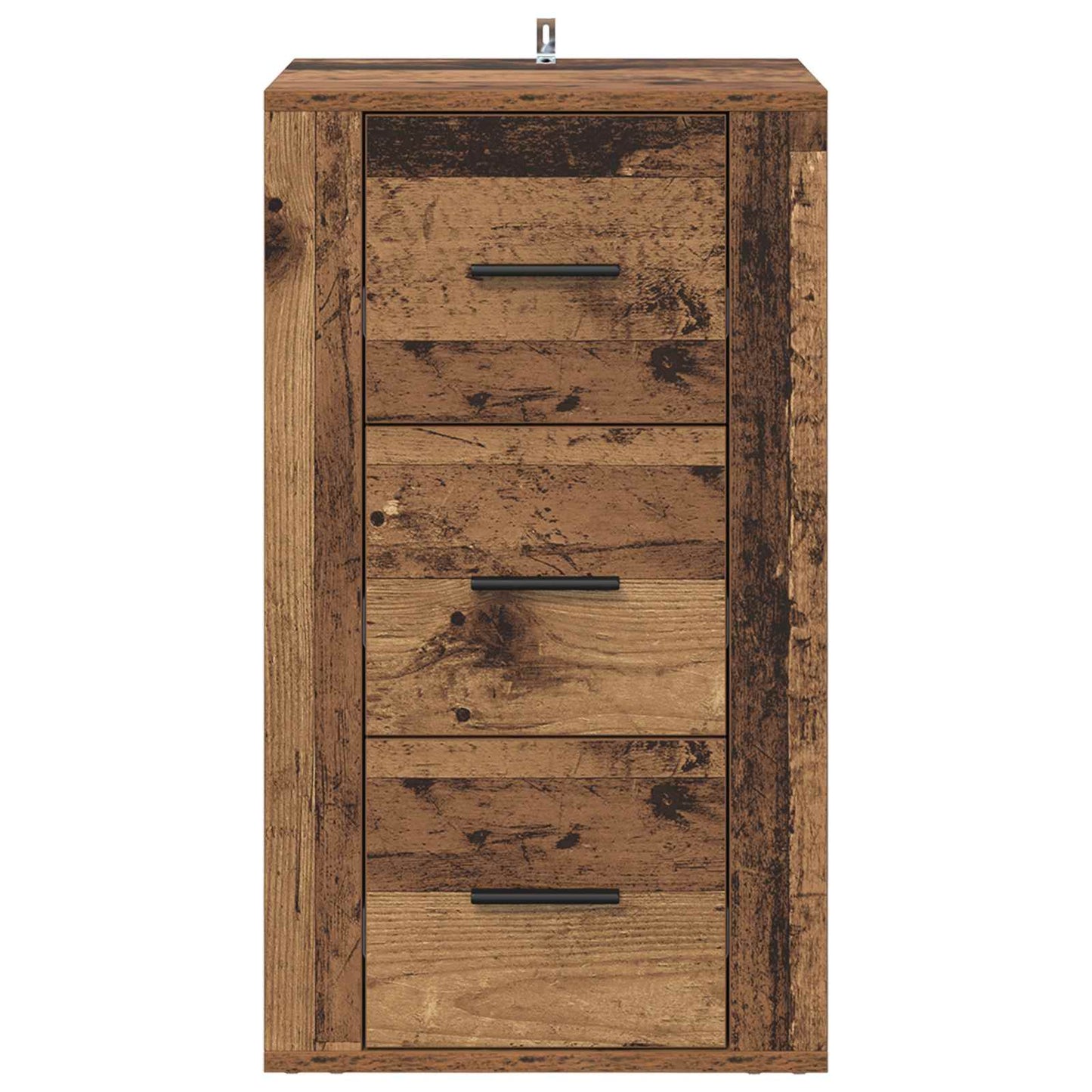 Sideboard med låda Gammalt trä 40 x 33 x 70 cm Konstruerat trä