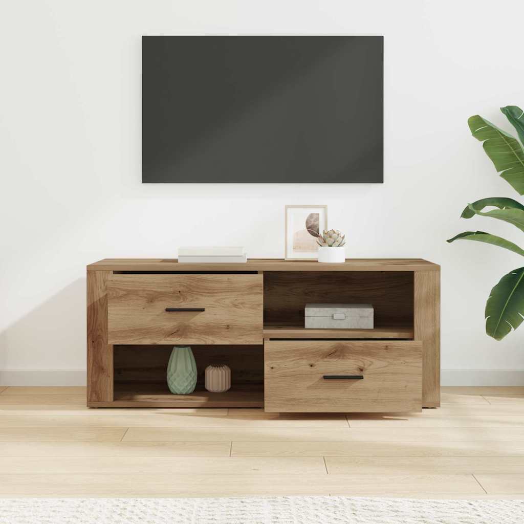 TV-Möbel Artisan Ek TV-skåp med låda 100 x 35 x 40 cm