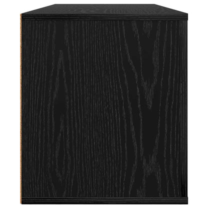 TV-Möbel Svart Ek TV-skåp med låda 100 x 35 x 40 cm