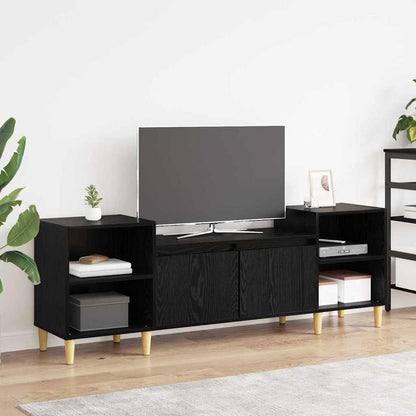 TV-Möbel Svart Ek TV-skåp 160 x 35 x 55 cm