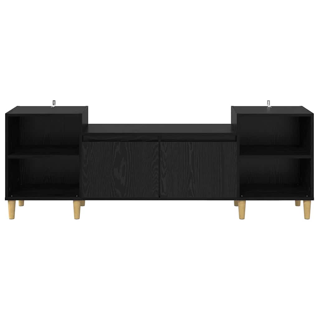 TV-Möbel Svart Ek TV-skåp 160 x 35 x 55 cm