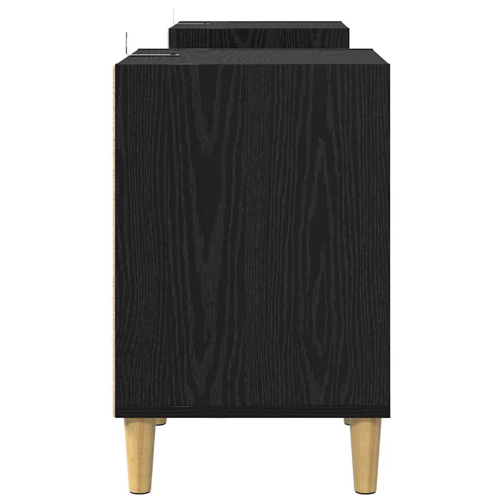 TV-Möbel Svart Ek TV-skåp 160 x 35 x 55 cm