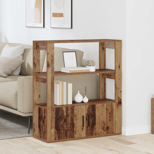 Sideboard Gammalt trä 30 x 80 x 90 cm Konstruerat trä