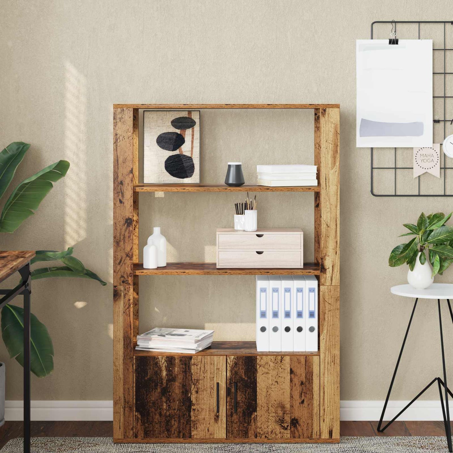 Sideboard Gammalt trä 30 x 80 x 119.5 cm Konstruerat trä
