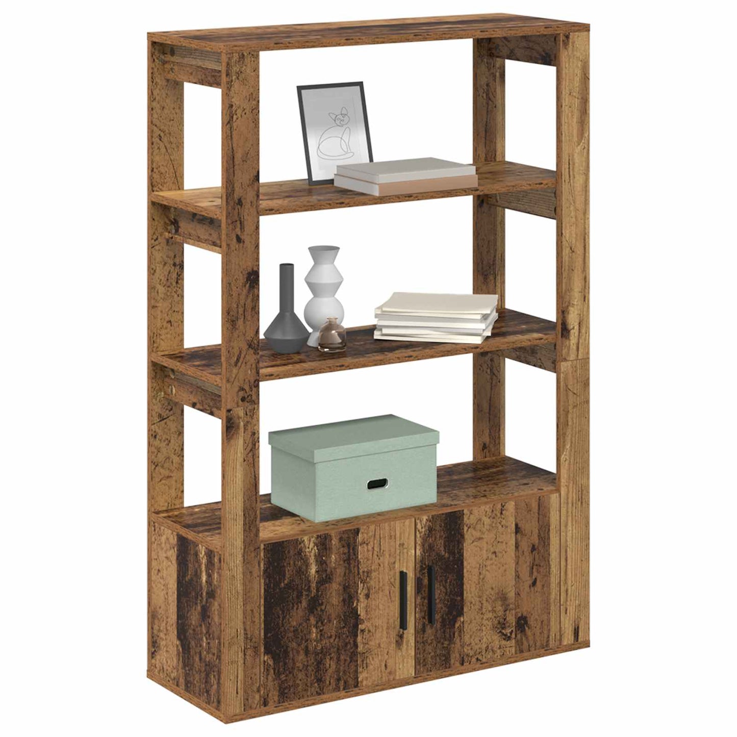 Sideboard Gammalt trä 30 x 80 x 119.5 cm Konstruerat trä