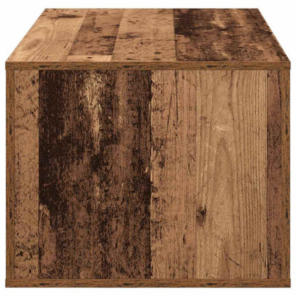 Soffbord Åldrat Trä med låda 80 x 50 x 40 cm
