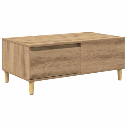 Soffbord Artisan Ek med låda 90 x 50 x 35 cm