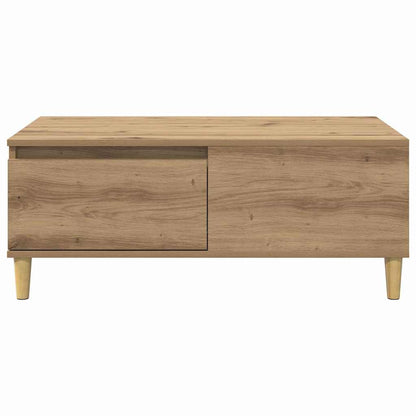 Soffbord Artisan Ek med låda 90 x 50 x 35 cm