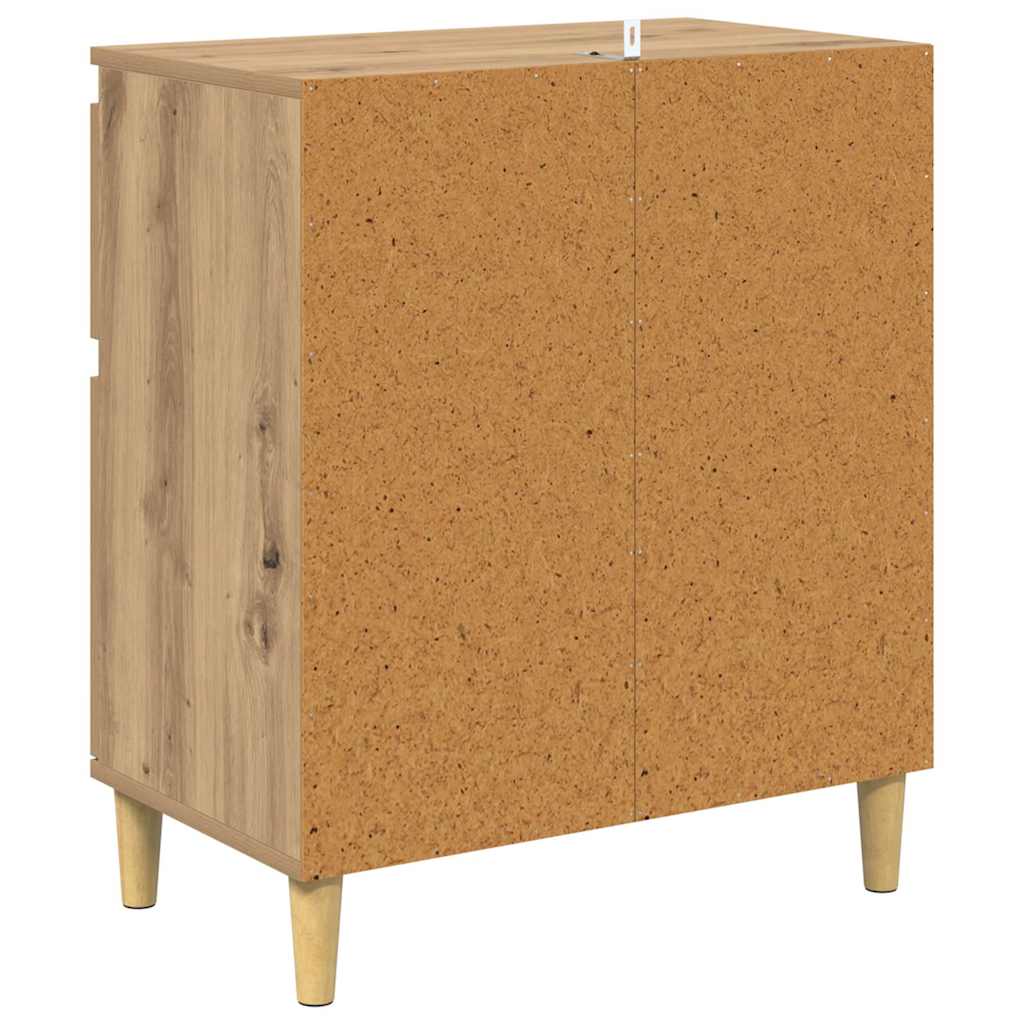Skänk Artisan Ek med låda 60 x 35 x 70 cm