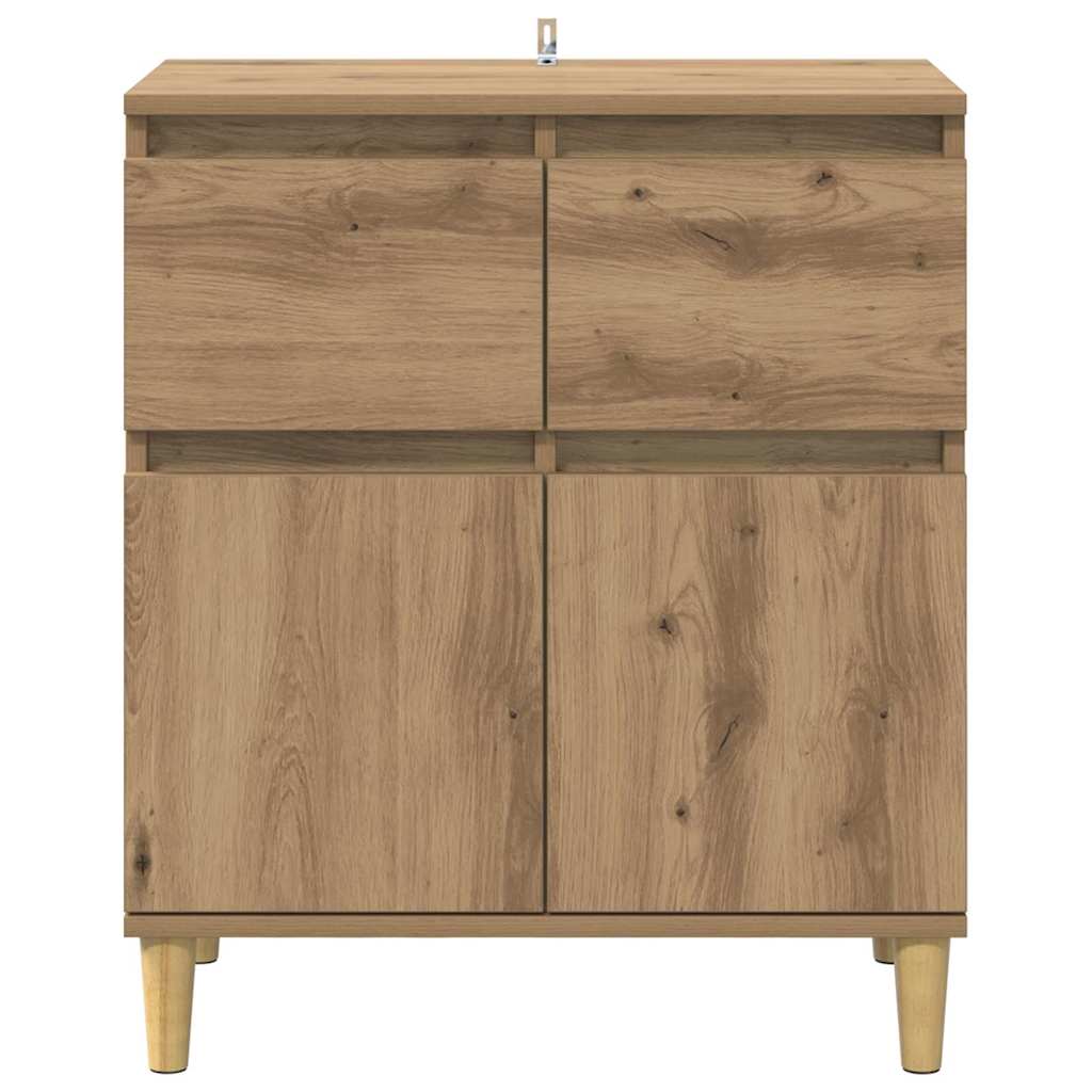 Skänk Artisan Ek med låda 60 x 35 x 70 cm