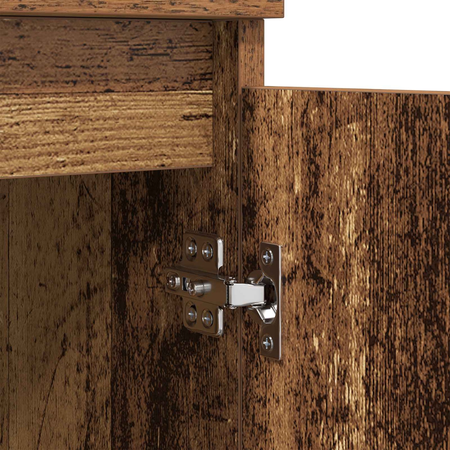 Sideboard Gammalt trä 60 x 35 x 70 cm Konstruerat trä och järn