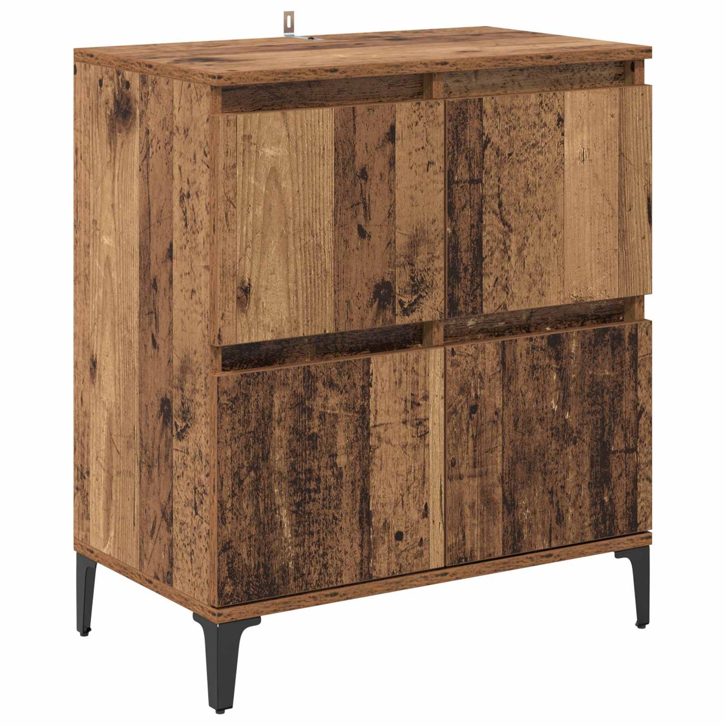 Sideboard Gammalt trä 60 x 35 x 70 cm Konstruerat trä och järn