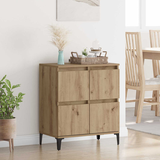 Sideboard Artisan Ek 60 x 35 x 70 cm Konstruerat trä och järn