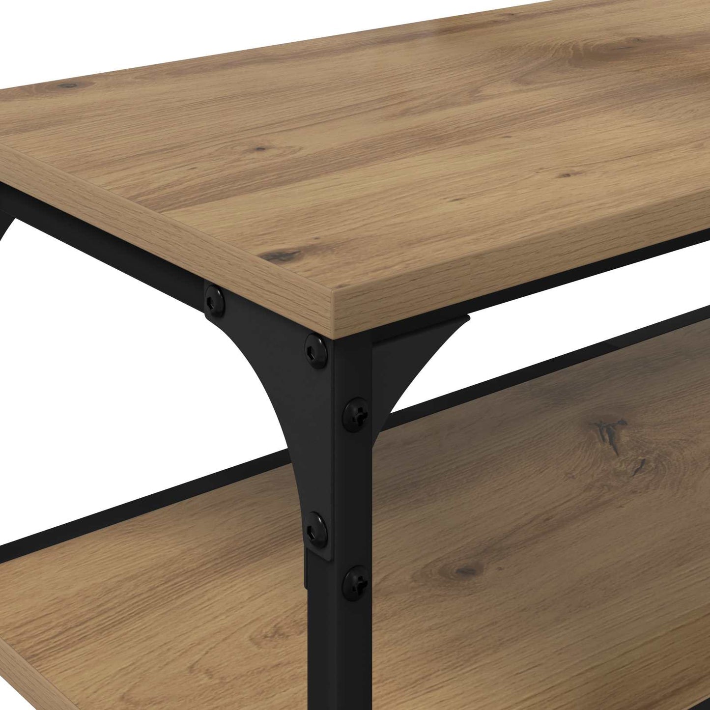 TV-skåp Artisan Ek 200 x 30 x 50 cm Konstruerat trä och järn