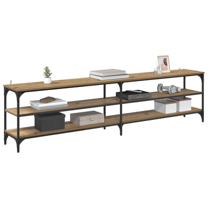 TV-skåp Artisan Ek 200 x 30 x 50 cm Konstruerat trä och järn